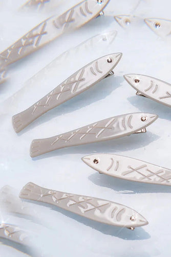 Sardine Fish Hair Clip Set of 2