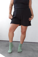 Load image into Gallery viewer, Waffle Short - Black