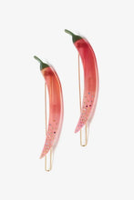 Load image into Gallery viewer, Chili Pepper Barette Set of 2