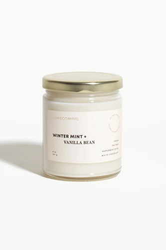 Winter Mint + Vanilla Soy Candle