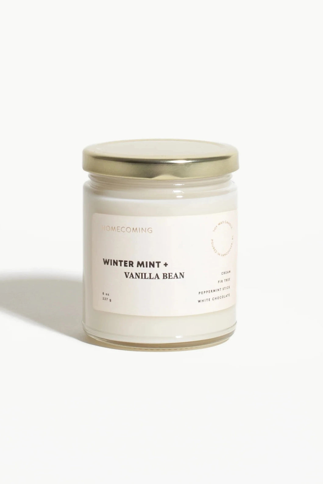 Winter Mint + Vanilla Soy Candle