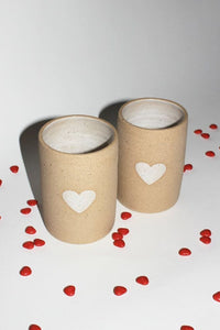 Oat Heart Cup - White