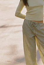 Load image into Gallery viewer, Laundered Stripe Pant - Lime Stripe