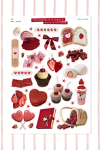 Load image into Gallery viewer, Red-Core Trinkets &amp; Tidbits Sticker Sheet