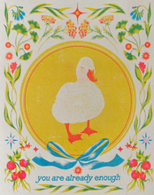 Load image into Gallery viewer, Duck Mini Risograph Print