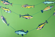 Load image into Gallery viewer, Fishes Sewn Garland