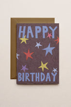 Load image into Gallery viewer, Star Pattern Birthday Greeting Card