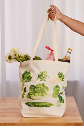 Asian Vegetable Tote Bag