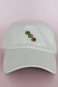 Olives Embroidered Hat - Khaki