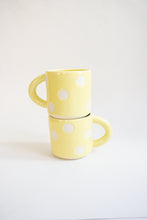 Load image into Gallery viewer, Mini Dot Mug - Honeysuckle + White