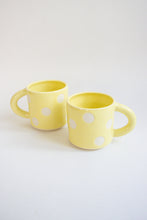 Load image into Gallery viewer, Mini Dot Mug - Honeysuckle + White
