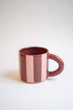 Load image into Gallery viewer, Stripe Mug - Cherry + Pink