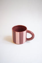 Load image into Gallery viewer, Stripe Mug - Cherry + Pink