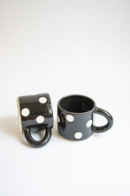 Load image into Gallery viewer, Mini Dot Mug - Black + White