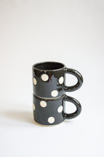 Load image into Gallery viewer, Mini Dot Mug - Black + White