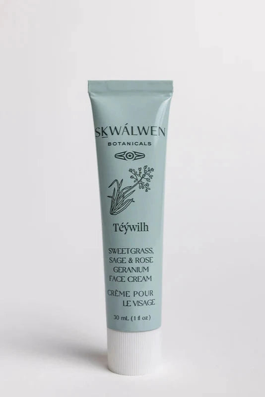 Téýwilh Sweetgrass, Sage & Rose Geranium Face Cream