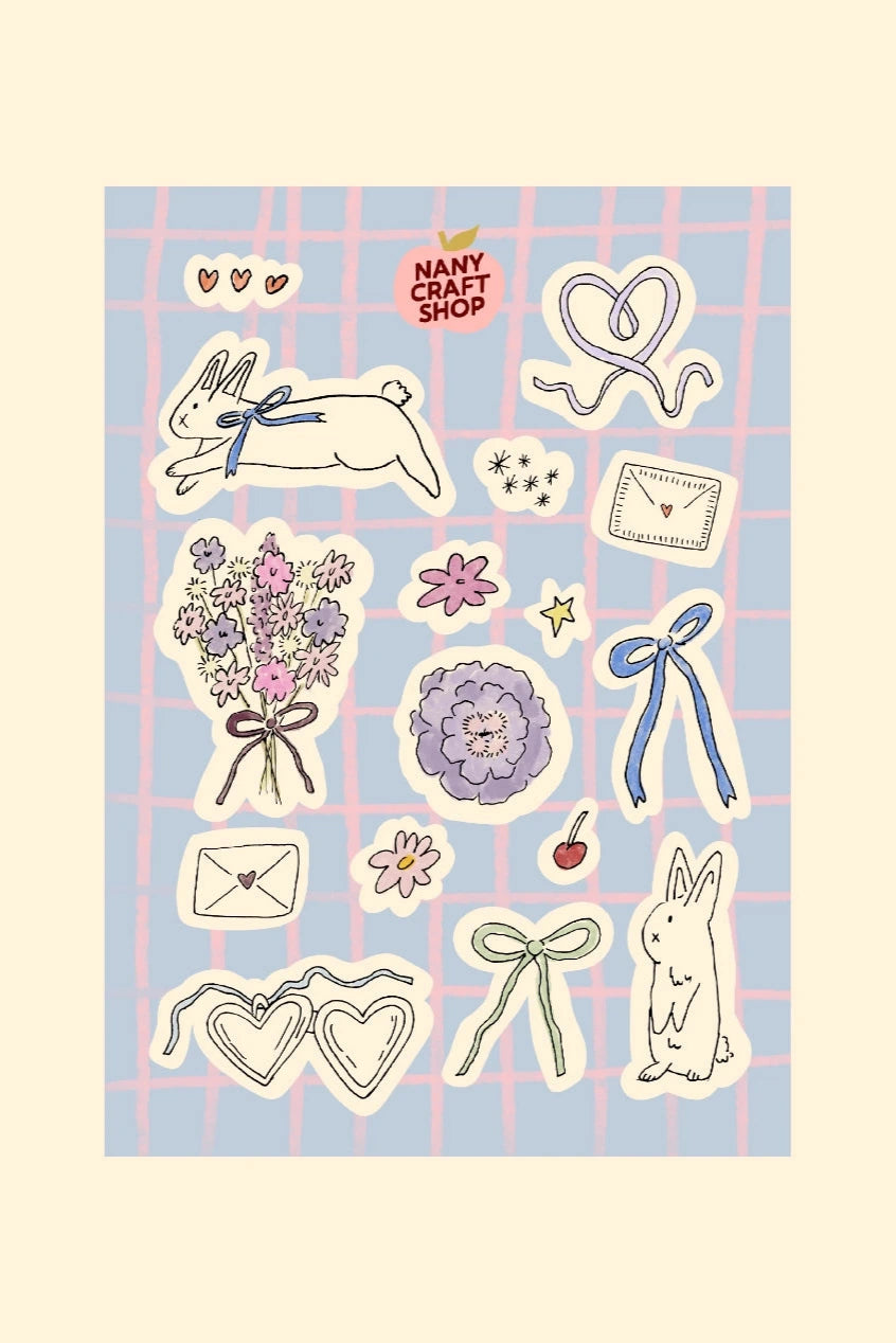 Spring Whimsy Sticker Sheet