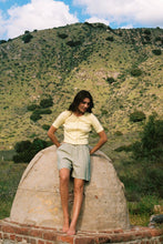 Load image into Gallery viewer, Linen Simple Short - Forest Stripe