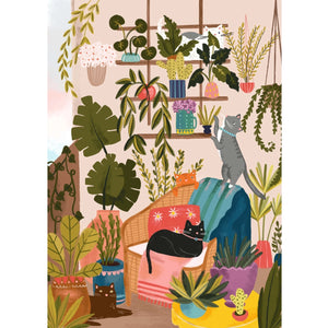Balcony Cats 1000 Piece Puzzle