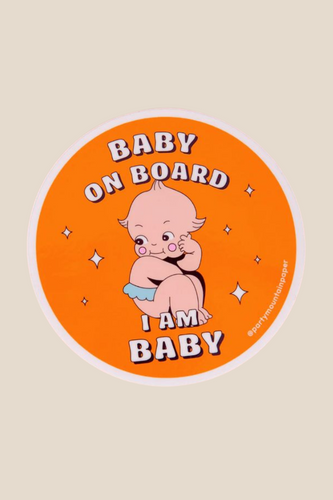 Baby On Board Bumper Sticker