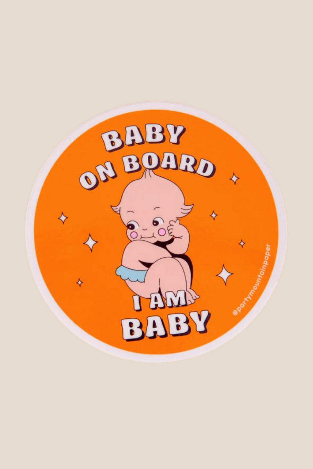 Baby On Board Bumper Sticker