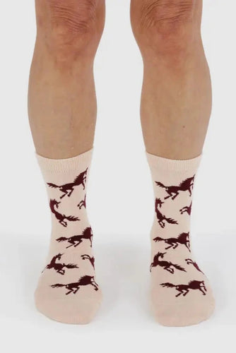 Crew Sock - Horses