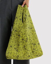 Load image into Gallery viewer, Standard Baggu - Chartreuse Paisley