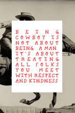 Load image into Gallery viewer, Being Cowboy Mini Print