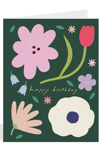 Birthday Flowers Card