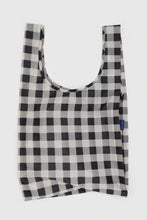 Load image into Gallery viewer, Standard Baggu - Black &amp; White Big Check