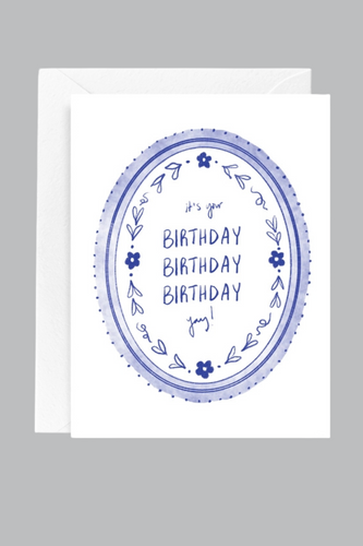 Birthday Birthday Birthday Card