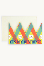 Load image into Gallery viewer, It's My Birthday Party Hat Card