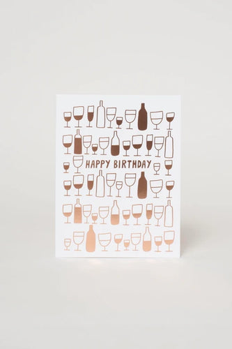 Birthday Wine - Birthday Card