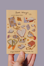 Load image into Gallery viewer, Book Magic A6 Sticker Sheet for Journals