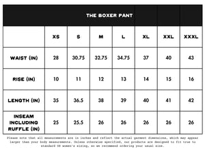 Boxer Pant - Brown Gingham