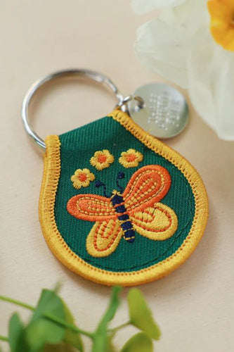 Patch Keychain - Butterfly