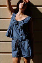 Load image into Gallery viewer, The Poplin Top - Dark Blue