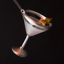 Load image into Gallery viewer, Martini Cocktail Holiday Ornament