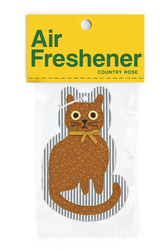Orange Cat Air Freshener - Country Rose Scent