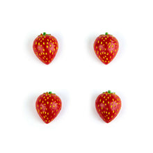 Load image into Gallery viewer, Strawberry Magnets Set of 4