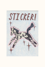 Load image into Gallery viewer, Black &amp; White Horse Sticker