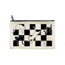 Load image into Gallery viewer, Checker Cats Pouch