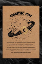 Load image into Gallery viewer, &quot;Cosmic Cat&quot; Scratch Off Fortune Affirmation Card