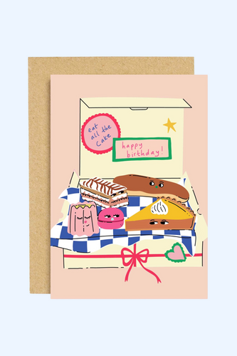 Cake Box Patisserie Birthday Card
