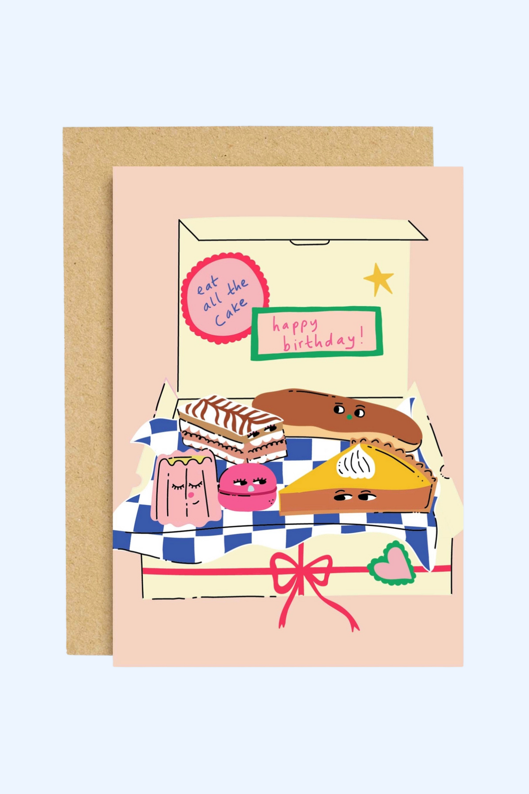 Cake Box Patisserie Birthday Card