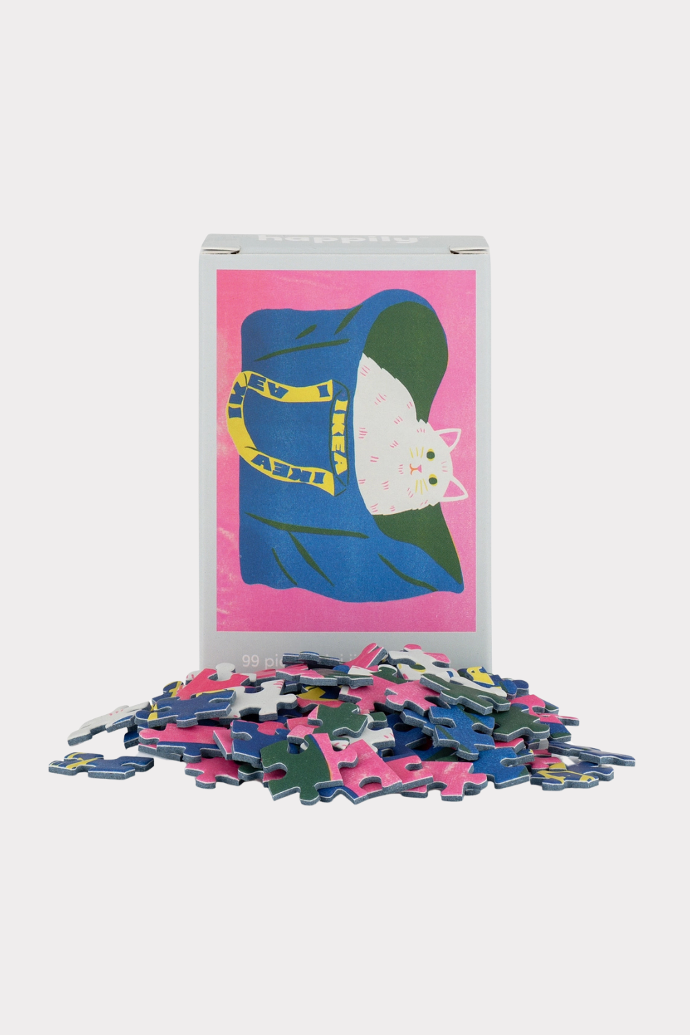 Cat In a Bag - 99 Piece Mini Puzzle