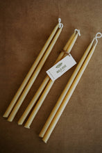 Load image into Gallery viewer, Skinny Beeswax Tapers – Set of 3 Pairs