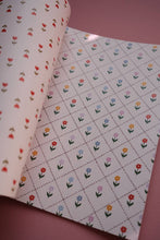 Load image into Gallery viewer, Floral Scrapbook Paper Booklet
