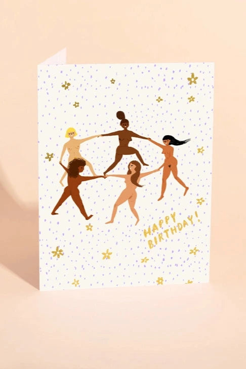 Ring Around The Daisies Birthday Card