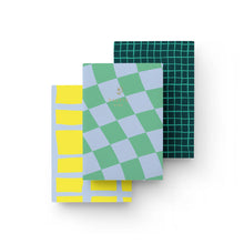 Load image into Gallery viewer, Checkers Pocket Notebook Trio